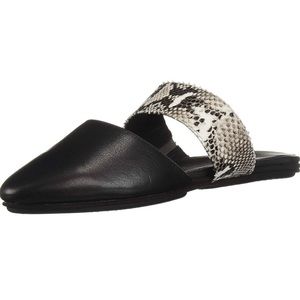 Yosi Samra Vicky snakeprint mules
